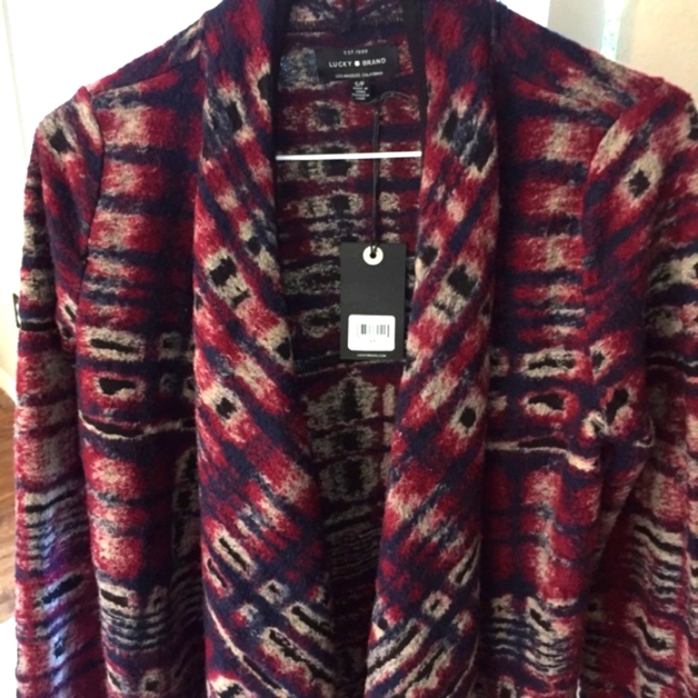 Lucky Brand Waterfall Cardigan Size S/P